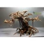 Cây gỗ Lũa Bonsai dáng cổ thụ [Phần thân và gốc có nhiều rể]