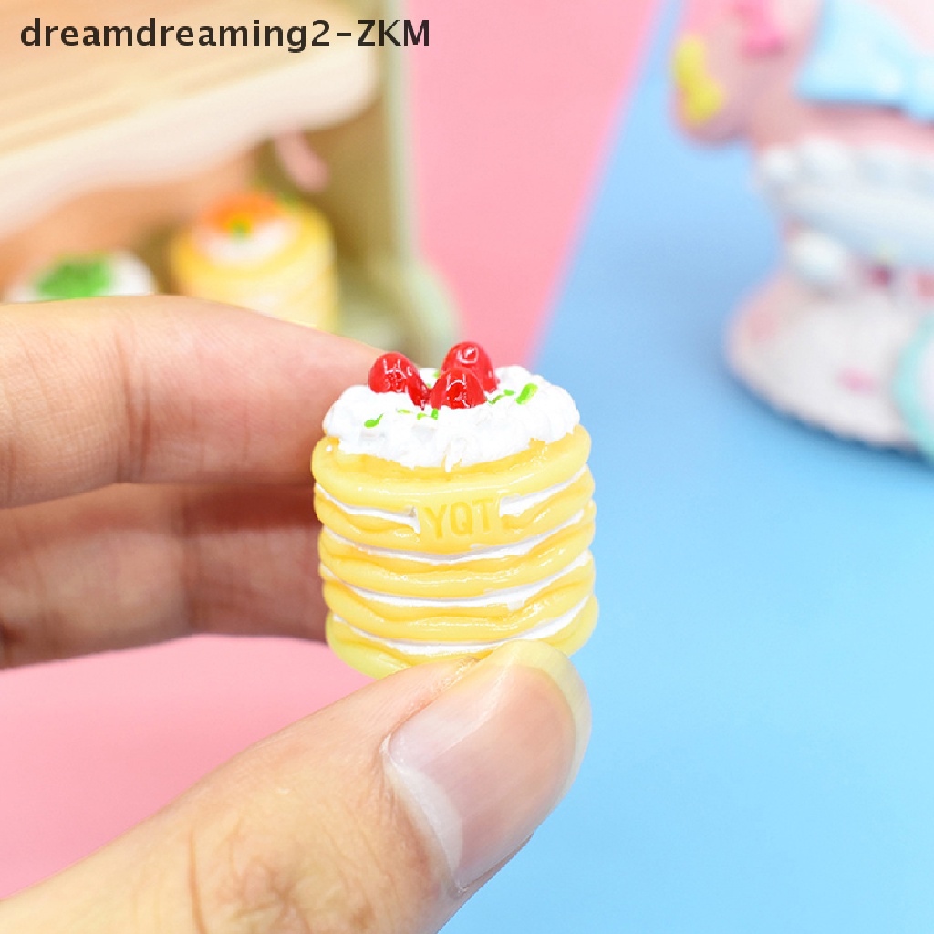 [dreamdreaming] 2 Chiếc Tỉ Lệ 1 / 6 Nhà Búp Bê Bánh Thu Nhỏ Bánh Mì Tự Làm Món Tráng Miệng [zkm]