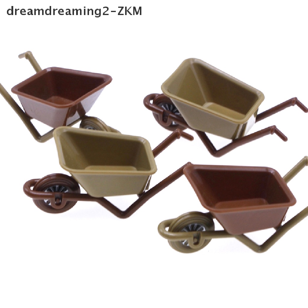 [dreamdreaming] 1Pc 1: 12 Nhà Búp Bê Xe Đẩy Xe Kéo Công Cụ Trang Trại Mô Hình Trang Trí Nội Thất Sân Vườn [zkm]