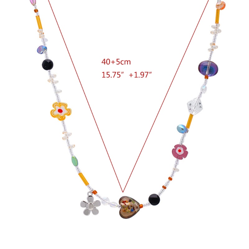 Vòng Cổ Choker Mặt Hoa Bằng Acrylic Thanh Lịch Cho Nữ