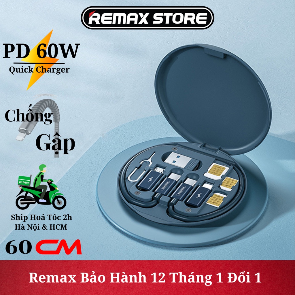 Cáp Sạc Đa Năng Remax RC-190 6 Cổng Sạc Thích Hợp Với Nhiều Dòng Điện ...