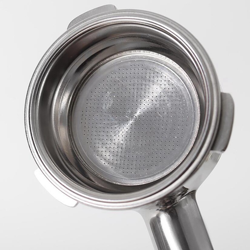 2 Chiếc 51 Mm Thép Không Gỉ Máy Cà Phê Áp Lực Giỏ Lọc Bột Cà Phê Không Đáy Portafilter Lọc