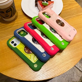Ốp Điện Thoại Dày Dặn Có Túi Khí Chống Rơi + Giá Đỡ Nhẫn Từ Tính Cho Iphone 6 6S 7 8 Plus SE 2020 2022 8plus