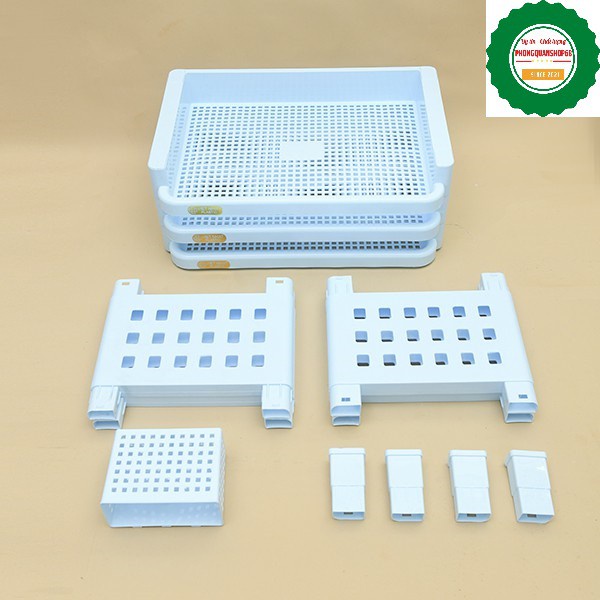 Kệ Úp Bát 3 Tầng Chính Hãng Việt Nhật (5528)