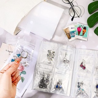 [COD] PURECOTTON0 84 / 160 Lưới Trang Sức Sách Bảo Quản Vòng Cổ Trong Suốt Túi Album Ảnh