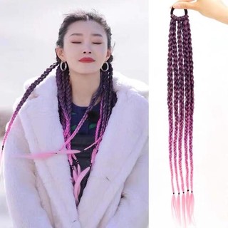 Tóc Giả Tết thời trang Hip hop, tiện lợi khi đi chơi, biểu diễn (Giá 1 Bên) HaminStore