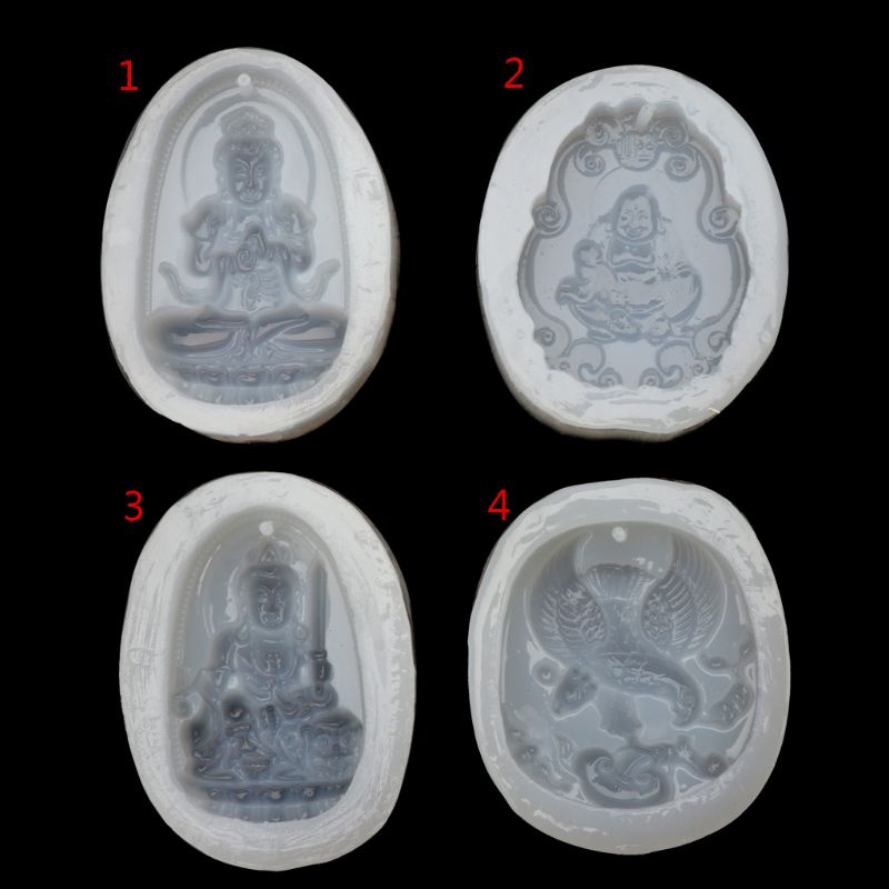 Trang sức Phật giáo từ silicon, khuôn làm mặt dây chuyền cho nữ