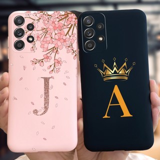 Ốp Điện Thoại Silicon Chống Sốc In Chữ Và Vương Miện Dễ Thương Cho Samsung Galaxy A13 4G 2022 Samsung A13 A 13 SM-A135F
