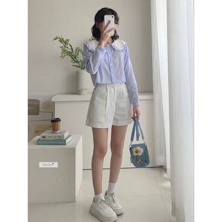 Quần short nữ, quần short vải nhiennhienvintage_NQS00005