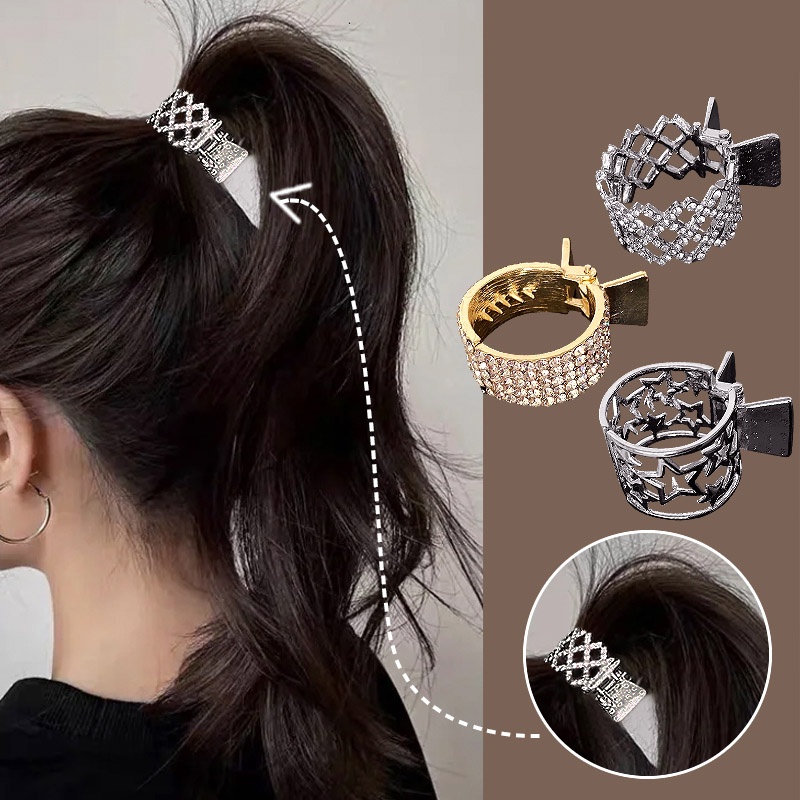 Kẹp Tóc Càng Cua Acrylic Màu Trơn Chống Chảy Xệ Thời Trang Hàn Quốc Cho Nữ