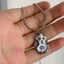 Unstop * Vòng cổ trái tim ngôi sao dung nham Trang sức Y2k Phụ kiện Choker ngôi sao thép titan
