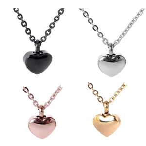 Yoo Vòng Cổ Trang Sức Hình Trái Tim Lọ Kem Vòng Cổ Thú Cưng Tưởng Niệm Vòng Cổ Lưu Niệm-i Vẫn Cần Gần Tôi