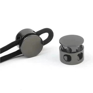 1 Khóa Dây Giày / Túi Xách Hai Lỗ Bằng Kim Loại Có Thể Điều Chỉnh DIY