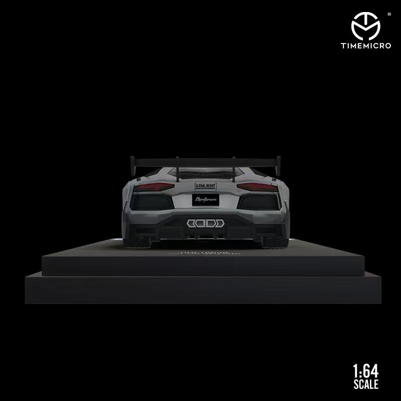 Mô hình xe Lamborghini LP700 GTEVO Battle Grey tỉ lệ 1:64 Time micro