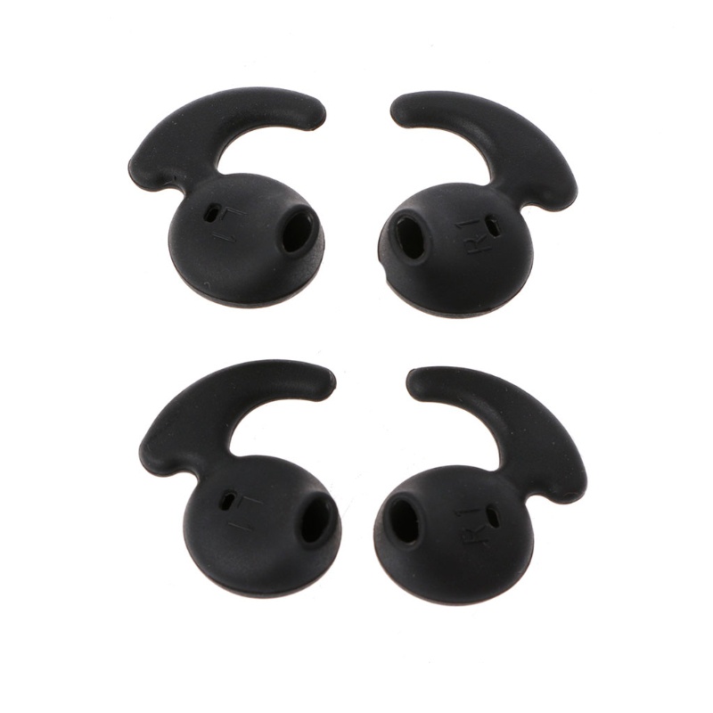 Ior 2 Cặp Tai Nghe Silicon Màu Đen Thay Thế Đầu Tai Cho Tai Nghe Thể Thao S6