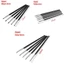 GREAT 5 Chiếc Bút Silicon Tay Cầm Gỗ Thủ Công Khắc Polymer Modelling Sửa Đổi Đất Sét Shaper