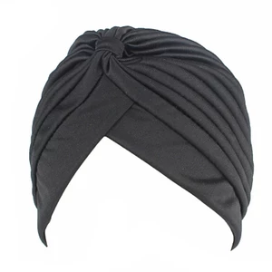 BTF Nữ Xoắn Turban Beanie Cho Đầu Khăn Quấn Chemo Mũ Pre-Tied Hồi Giáo Hijab