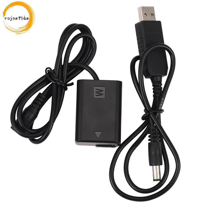 Pin giả Np-Fw50 W / Dc Power Bank (5V 2A) Bộ chuyển đổi Usb cho Sony A7R, A7, A7S, A7S Ii, A5000, A5100, A6000, A6500, A33, A35, A55, Alpha-3, Nex-5, Nex-7, Dsc-Rx10 Ii