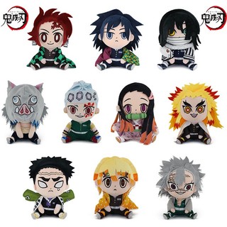 17cm Nhồi Bông Sang Trọng Động Vật Xmas Nezuko Tanjiro Giyuu Inosuke Zenitsu Demon Slayer