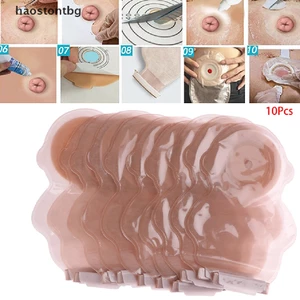 Haostontbg 10 Cái Đóng Cửa Trẻ Em Một Mảnh Túi Chứa Thoát Nước Túi Chăm Sóc Stoma VN