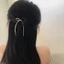 DELMER Nơ Tóc Dính Hanfu Dễ Thương Cho Nữ Ngọt Ngào Mũ Phong Cách Hàn Quốc Tính Khí Hình Chữ U Kẹp Tóc