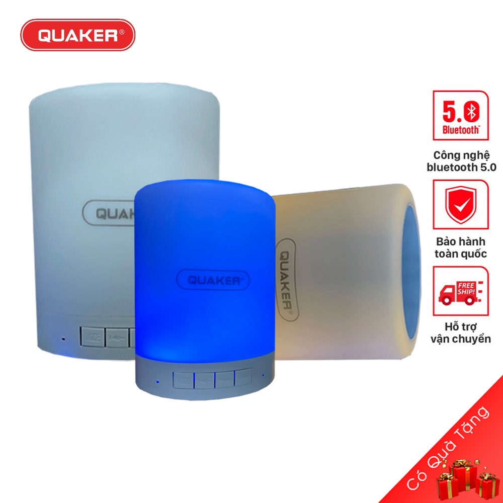 Loa bluetooth mini Quaker QL02 thiết kế nhỏ gọn hỗ trợ microphone đàm thoại