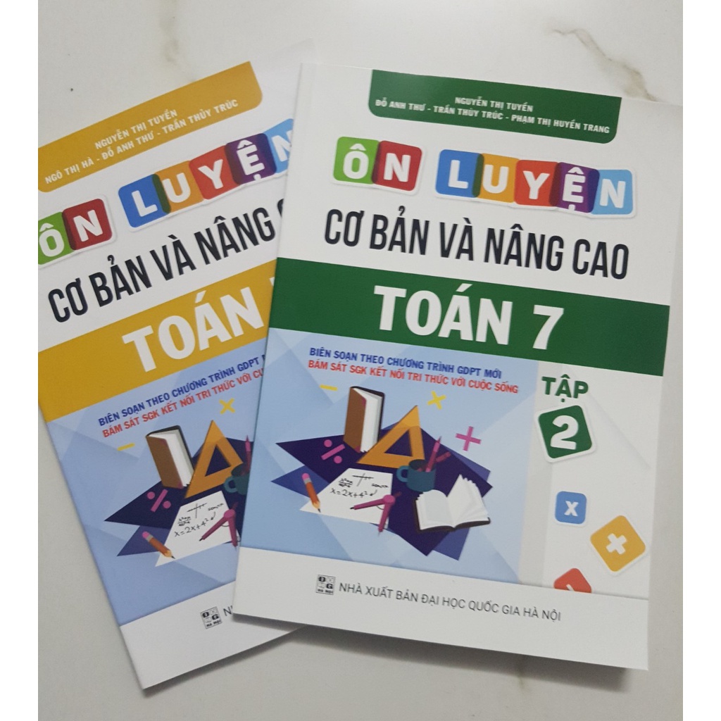 Ảnh Sách - Combo Ôn luyện cơ bản và nâng cao Toán 7 (Hai tập) - Bộ sách Kết Nối 2