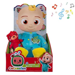 Đồ chơi sang trọng dưa hấu Jj có âm thanh giai điệu cho trẻ em ngủ và chơi