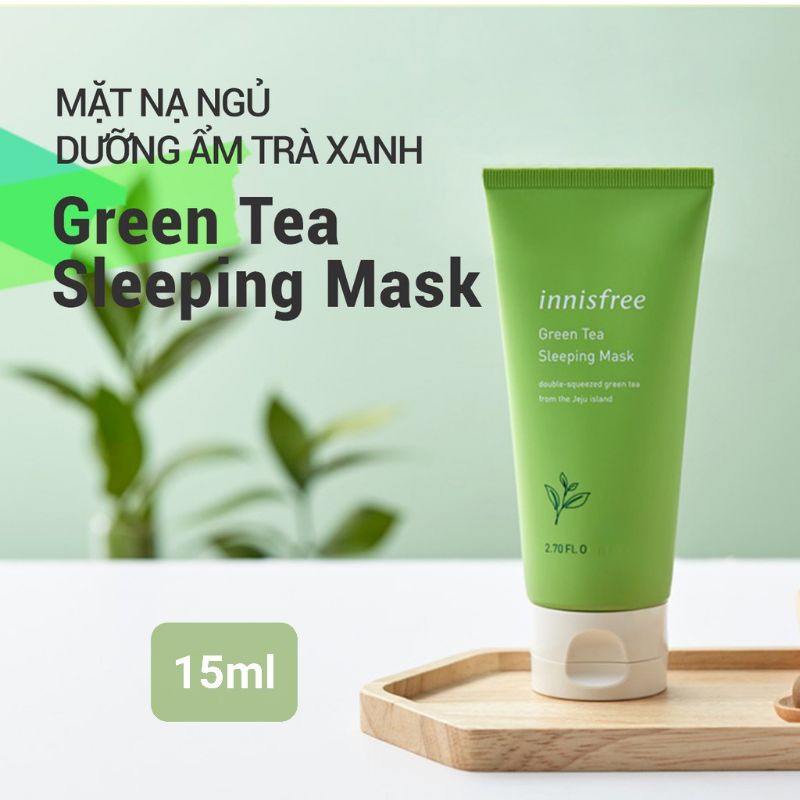 Mặt Nạ Ngủ Trà Xanh Innisfree Green Tea Sleeping Mask 15ml Shopee