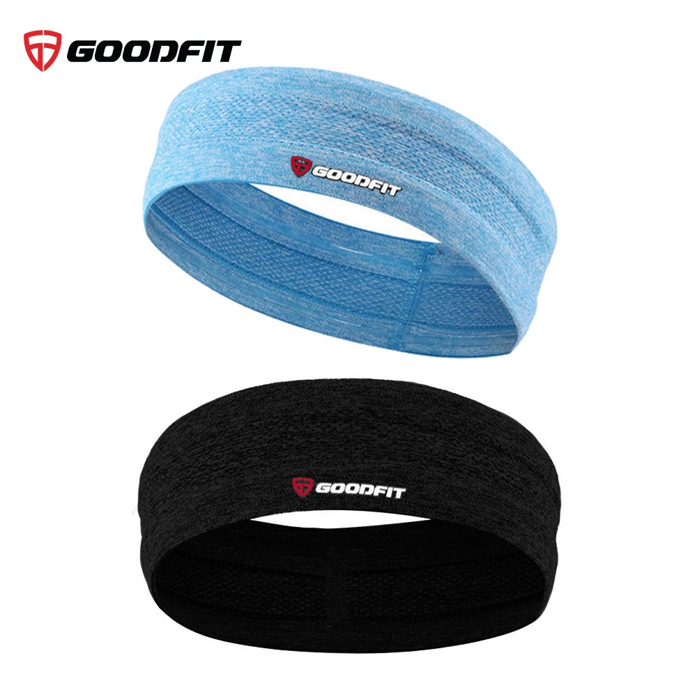 Băng đô thể thao nam nữ GoodFit GF801SB thời trang, chất liệu co giãn 4 chiều, thấm hút mồ hôi tốt