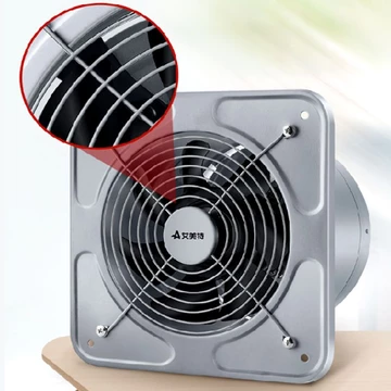 Quạt hút gia dụng nhà bếp Quạt thông gió quạt hút gió Quạt hướng trục không tiếng ồn mạnh Quạt thông gió/quạt hút tường