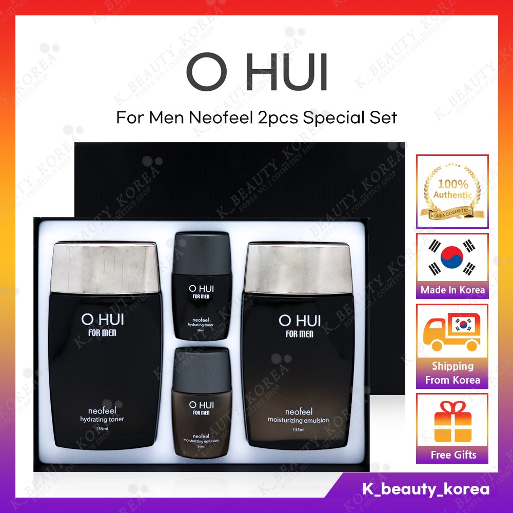 O Hui For Men Neofeel 2 Step Kit Gift Set
