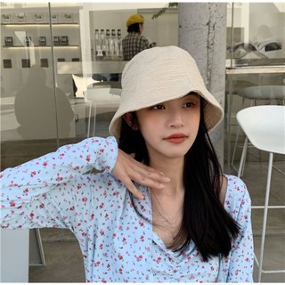 Mũ bucket vải cotton chống nắng cao cấp, nón vải xô vành cụp siêu nhẹ thoáng mát BỰ STORE
