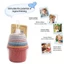 Cốc xếp chồng JUIC Tháp xếp chồng vui nhộn Quà tặng hấp dẫn Cốc cầu vồng vui nhộn