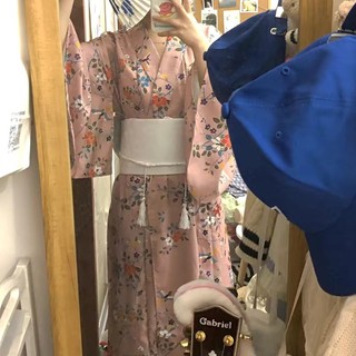 Đầm Kimono Truyền Thống Hóa Trang Obi Geisha