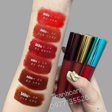 Son nắp xanh BIAA đỏ đất , đỏ gạch , đỏ cam sẵn nhiều màu đẹp