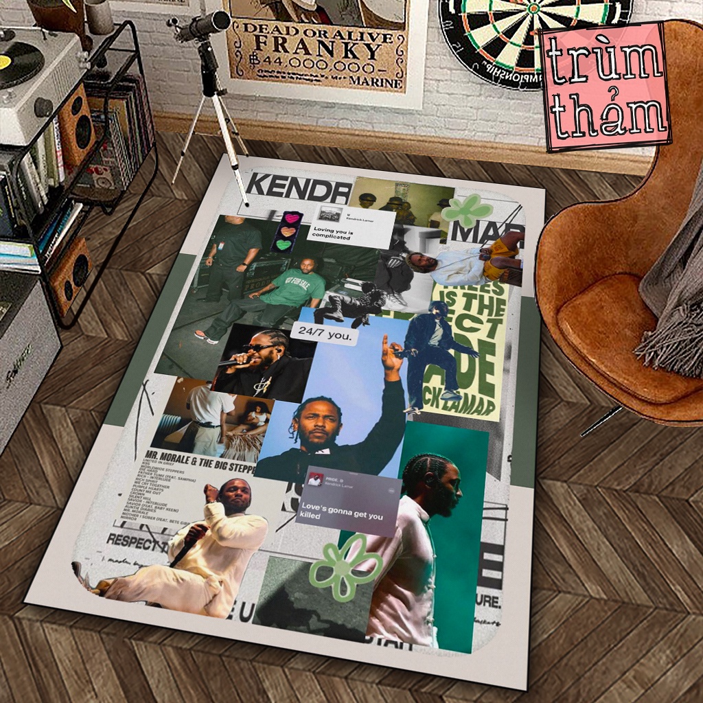 Thảm Trang Trí Jmcase Kendrick Lamar Uk Rapper Collage X Decor Phòng ...