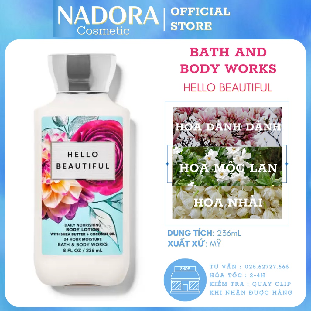 Sữa Dưỡng Thể Toàn Thân Bath And Body Works Hello Beautiful Body