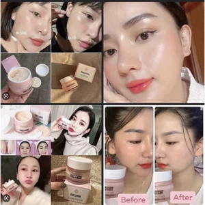 Kem nâng tông da Treechada Kem Lười Makeup dưỡng ẩm che khuyết điểm hiệu quả Makeup nâng tông 50g