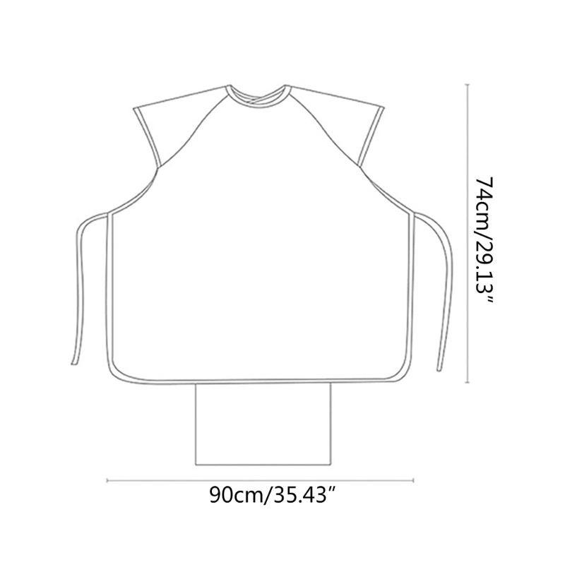 Tạp dề trẻ em mặt trăng Yếm cho bé Yếm ăn chống lộn xộn Smock Khăn trải bàn ghế cao 2 trong 1