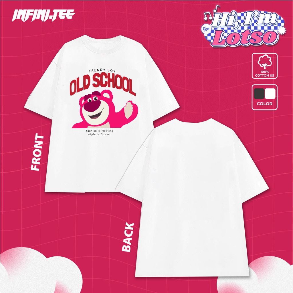 Áo thun INFINITEE Fni029T, Thun 100% Cotton - form rộng Unisex.