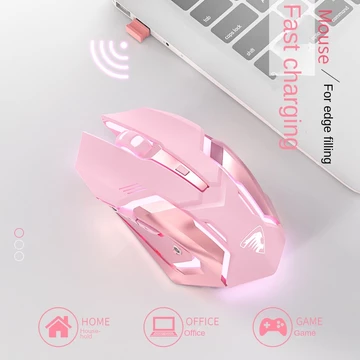 Chuột chế độ kép Bluetooth không dây không dây 2.4G có thể sạc lại Chuột chế độ kép Chuột chơi game không dây Tắt tiếng Chuột có đèn thở bốn màu Hỗ trợ sạc khi sử dụng cho PC