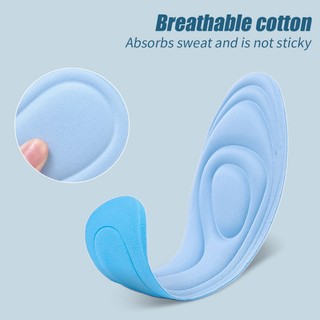 Miếng Lót Giày Thể Thao Bằng Cotton 5D Giảm Xóc Thoải Mái