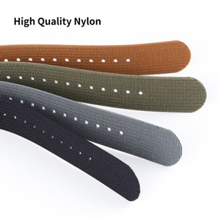 Dây Đeo Thay Thế Bằng Nylon Và Canvas Nylon Có Khóa Inox Chất Lượng Cao Cho Đồng Hồ Thông Minh NATO