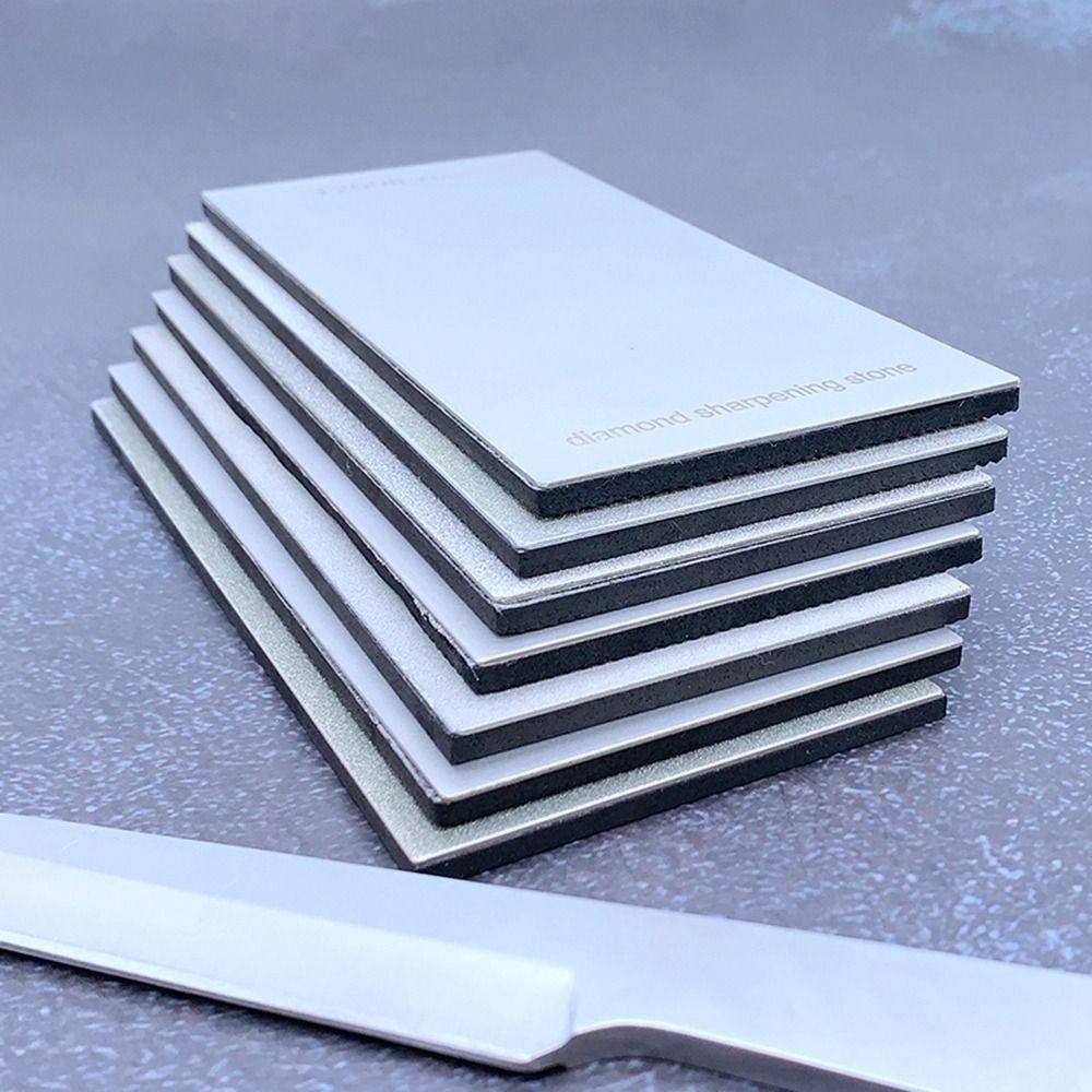 DELMER Mài Bền Đánh Bóng Dao Nhà Bếp Kim Cương Chống Trơn Trượt Chống Trượt Grit 80-3000 Trọng Lượng Nhẹ Mài Đá