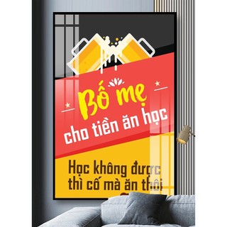 Tranh Treo Tường Quán Bia - Tranh Laminate Tráng Gương