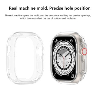 Ốp TPU MềM Trong SuốT BảO Vệ Cho ĐồNg Hồ Apple Watch Ultra 49mm iWatch Series 8 41mm 45mm