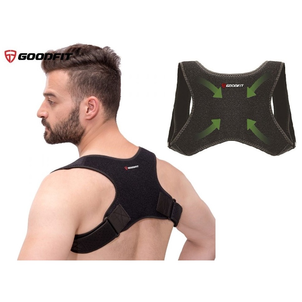 Đai chống gù lưng GoodFit cho trẻ em, người lớn free size GF711P chất lượng tốt, giá phải chăng