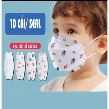10 cái khẩu trang kf94 trẻ em/ khẩu trang kf94 cho bé/khẩu trang kids
