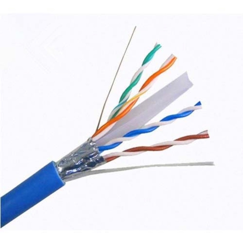 Dây mạng CAT6 FTP chống nhiễu – Bán theo mét (chưa bấm đầu)